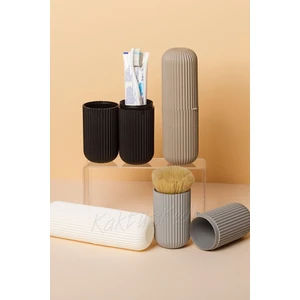 4'lü Set Seyahat Tipi Aksesuar Taşıma Kabı Gözlük Diş Fırçası Diş Macunu Saklama Kutusu  7169891