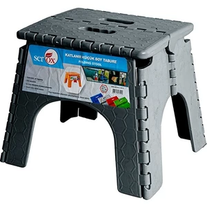 Plastik Taşınabilir Katlanır Tabure Küçük Boy