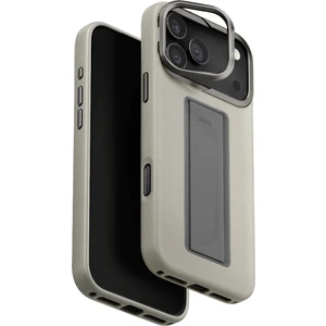 Iphone 17 Pro Max Kılıf Heldro Vegan Deri Kapak Kamera Standlı Kapak Flexgrip™ Kolay Tutma Bandı