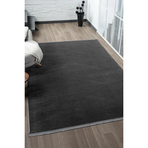 Yıkanabilir Kaymaz Taban Antrasit Post Peluş Halı Kesme Yolluk Oturma Odası Salon Yatak Odası Halısı