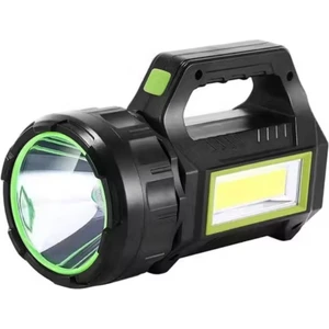 Şarjlı LED El Feneri 10W Taşınabilir Acil Durum Lambası USB Şarjlı & Yan Cob Işıklı