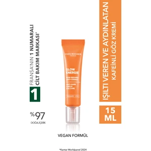 Yves Rocher Göz Kremi-Aydınlatıcı Etkili-Işıltı Veren Antioksidan Botanik Kompleks Bakım Glow Energie 15ML-86713