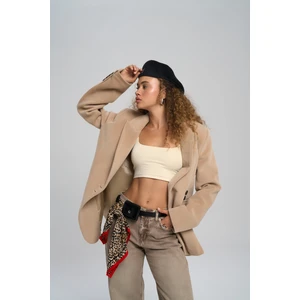 Runa Oversize Bej Blazer
