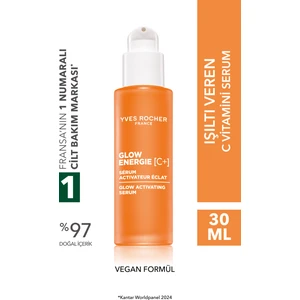 Yves Rocher Gündüz Serumu - C Vitamini - Işıltı Veren Antioksidan Botanik Kompleks Bakım Glow Energie 30ML-81791