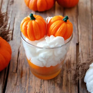 Balkabağı Bardak Mum