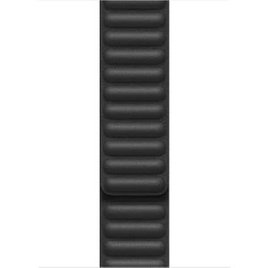 Apple Watch Ultra 3 Kordon Leather Link Band Siyah