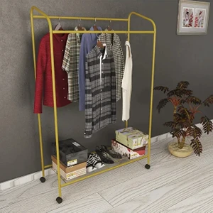 Tekerlekli Armin Askılık | Konfeksiyon Askılığı | Ayaklı Tekerlekli Askılık