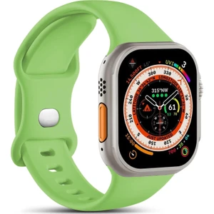 Apple Watch Se 3 44MM Kordon Activeflex Wristband Yeşil