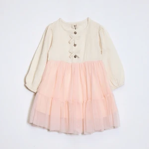 Kız Çocuk Tül Etekli Elbise