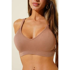 Nbb Vizon Light Invisible V Kesim Dikişsiz Sütyen