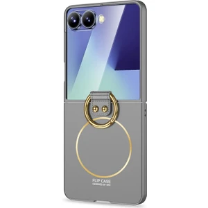 Samsung Galaxy Z Flip 7 Kılıf Ring Fall Magsafe Gri