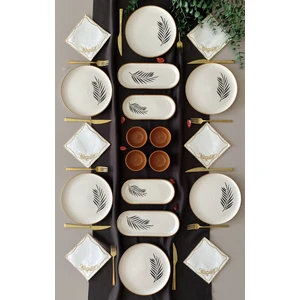 Söğüt Yaprağı 6 Kişilik 14 Parça Kahvaltı Takımı (2)