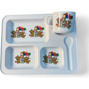 Çocuk Mama Tabldot Tabak ve Bardak Melamin