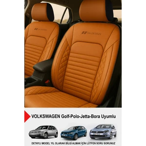 Istanbul Serisi Deri Oto Koltuk Kılıfı (Volkswagen Bora-Golf-Jetta-Polo Uyumlu)