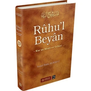 Ruhul Beyan Tefsiri (23. Cilt) - İsmail Hakkı Bursevi