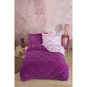 Wellsoft Tek Kişilik Uyku Seti Çift Taraflı Unicorn