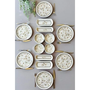 Floral 6 Kişilik 14 Parça Kahvaltı Takımı