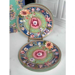 Floral Servis Tabak 6'lı