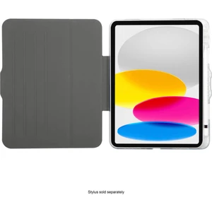 iPad 10.9 (10. Nesil) ve iPad A16 Uyumlu Şeffaf 360° Dönebilen Tablet Kılıfı – Askeri Düşme Koruması, Folyo Kapaklı, Apple Pencil Yuvalı, Çoklu Görüntüleme Standı, THZ984GL