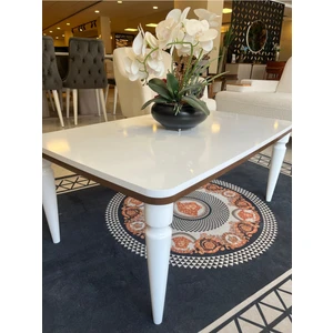 Orta Sehpa Lüx Beyaz Ceviz