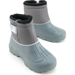 Erkek Kışlık Içi Peluşlu Su Geçirmez Tek Cırt Cırtlı Boğazdan Ayarlanabilir  Rahat Taban Günlük Eva Kar Bot Çizme