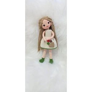 Toys City Dondurma Temalı Organik Bebek Oyuncağı Kız Çocuklar İçin 30 cm Sağlıklı Malzeme