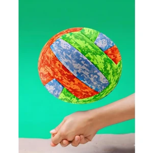 Voleybol Topu Soft Kamuflaj Pompalı Set Yumuşak Dokunuş Volleyball Renkli No:5.