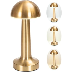 YL86-1230 Atina Gold Üç Renkli Dokunmatik Masa Lambası - Şarjlı Dimlenebilir Type-C