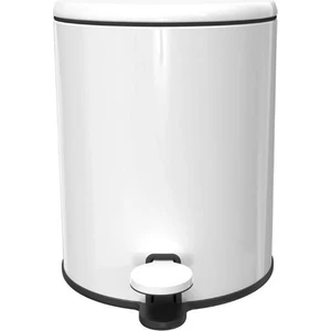 Cigo Pedallı Çöp Kovası Beyaz 6 Lt