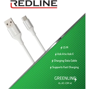 USB A / Type C 6ow Hızlı Şarj ve Data Kablosu 1,5 Metre