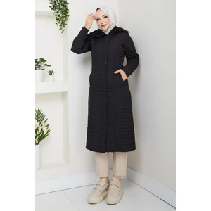 110CM Içi Velboalı Kapitone Mont