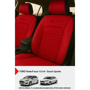 Istanbul Serisi Deri Oto Koltuk Kılıfı (Ford Focus-Fiesta-Escort Uyumlu)