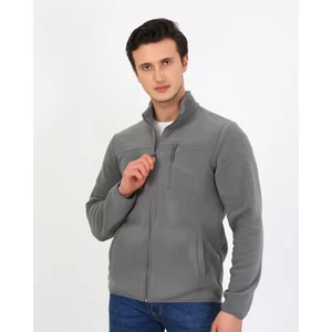 6019 Regular Fit Yumuşak Dokulu Kışlık Mikro Polar Hırka
