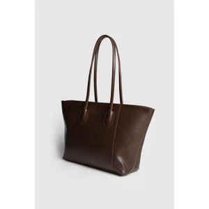 Lagraccio Paris Kadın Mors Büyük Boy Omuz Çantası Kahve