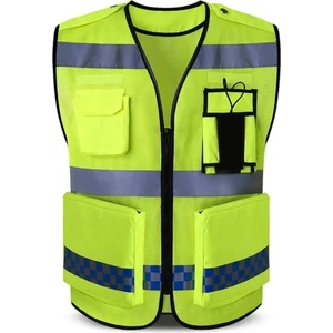 Reflektörlü Sarı Yelek