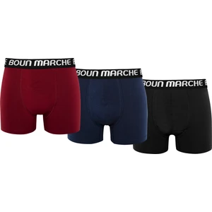 Erkek Boxer Likralı Premıum 3'lü Kutu Paris