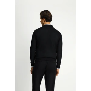 Regular Fit Yarım Balıkçı Yaka Fermuarlı Trıko Kazak