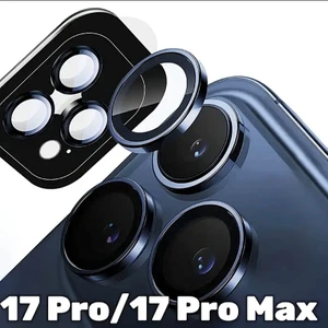 iPhone 17 Pro Max ve 17 Pro Uyumlu Kolay Uygulama Aparatlı Yüksek Kalite Safir Kamera Lens Koruyucu