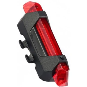 4 Modlu Çakarlı Bisiklet Stop Lambası Şarjlı Kırmızı Arka Uyarı Işığı