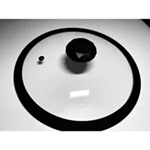 24 cm Silikon kenarlı cam kapak