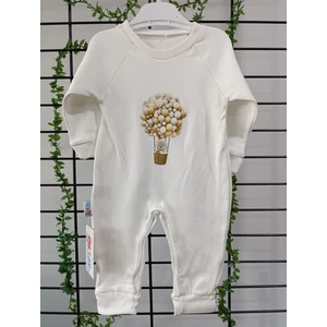 Erselbaby Bebek Pamuklu Balon Baskılı Tulum - Uzun Kollu ve Rahat