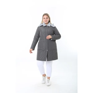 Ithal Yumuşak Kürklü Mont, Büyük Beden , Tavşan Tüylü Kaban, Su Itici Mont,kapitone Mont,diz Üstü