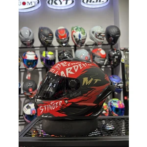 Stinger 2 Ardent Mat B5 Kask (Şeffaf Vizörlü)