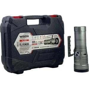 Wison WS-15500 Profesyonel Uzun Menzilli El Feneri | 13.000 Lümen – 130W – 32.000 Mah