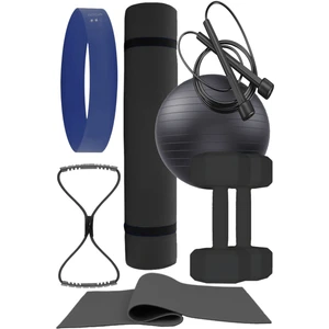 Elya Pilates Tüm Vücut Fitnessı Için Ideal Pilates Seti - Mindere, Dambıla ve Daha Fazlasına Sahip!