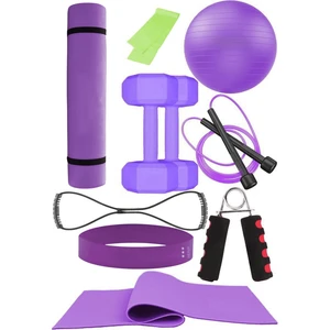 9 Parçalı Pilates Ve Fitness Seti Pilates Minderi, Dambıl, Squat Band Ve Daha Fazlası!