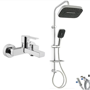 Flo S Banyo Bataryası + Doppo Prime Lux Tepe Duş Sistemi