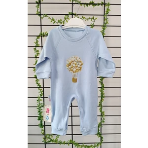 Erselbaby Bebek Pamuklu Balon Baskılı Tulum - Uzun Kollu ve Rahat