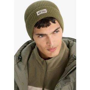 Erkek Etiket Baskılı Triko Bere A5067AX25WN