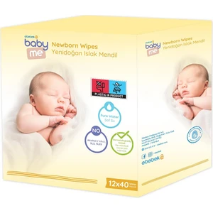 Baby Me Yenidoğan Islak Mendil 12X40 Adet